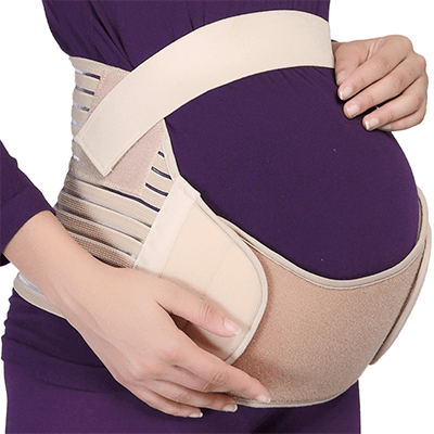 Pregnant Woman Wearing Maternity Belth by NeoTech Care