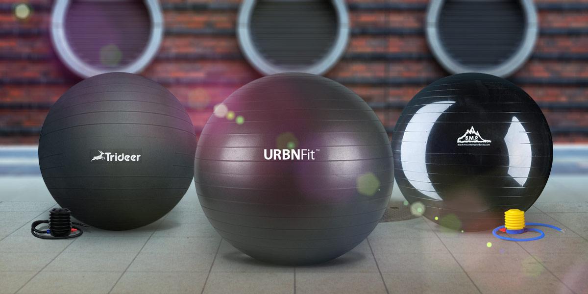 Best Exercise Balls by Trideer, URBNFit and BalanceFrom